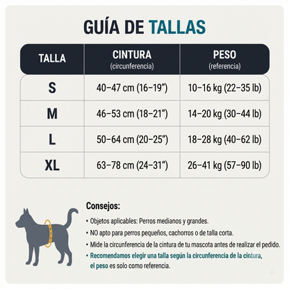 PawLift™ - Arnés de Movilidad para Perros